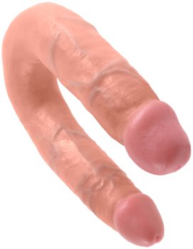 Dvojité realistické dildo King Cock Medium Double Trouble – Oboustranná a dvojitá dilda