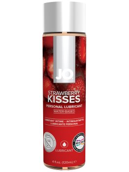 Lubrikační gel System JO H2O Jahoda – Lubrikační gely s příchutí