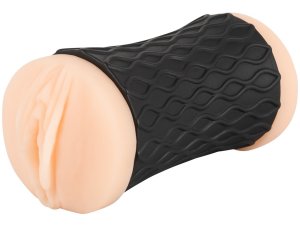 Oboustranný masturbátor Nature Skin Pussy & Ass – Nevibrační umělé vaginy