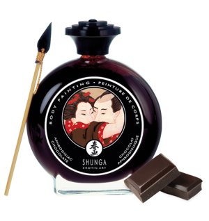 Bodypainting, malování na tělo: Slíbatelný bodypainting Shunga Aphrodisiac Chocolate