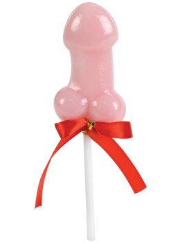 Erotické sladkosti: Jahodové lízátko ve tvaru penisu Succulent Willie