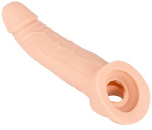 Prodlužovací návleky na penis: Zvětšovací návlek na penis a varlata Nature Skin