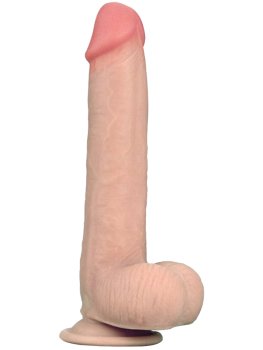 Realistické dildo s pohyblivou kůží a přísavkou Sliding Skin 9" – Dilda s přísavkou