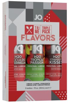 Testovací sada lubrikačních gelů System JO - Tri Me Triple Pack FLAVORS – Kosmetické sady
