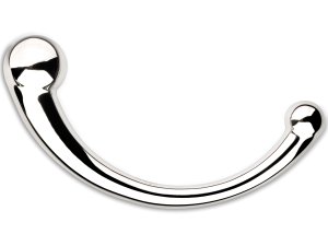 Kovové dildo Pure Wand, anální i vaginální – Oboustranná a dvojitá dilda