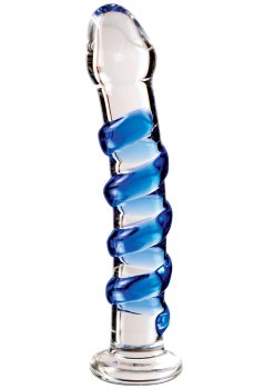 Skleněné dildo Icicles No. 5 – Skleněná dilda