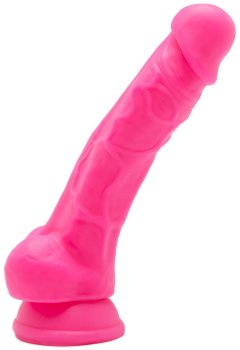 Realistické dildo s varlaty a přísavkou Happy Dicks 7.5" – Dilda s přísavkou