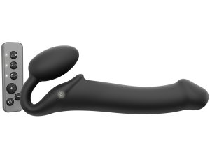 Tvarovatelný samodržící vibrační strapon Strap-On-Me (velikost L) – Samodržicí strapony