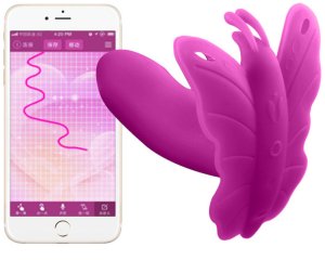 Vibrační kalhotky: Bezdrátový vibrátor do kalhotek Lydia I – ovládaný mobilem