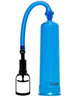 Vakuová pumpa na penis Power Pump, modrá – Klasické vakuové pumpy s balonkem nebo pístem
