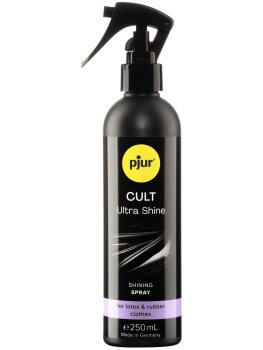 Spreje a pudry pro lesk a údržbu latexu: Sprej na gumu a latex Pjur CULT Ultra Shine, 250 ml