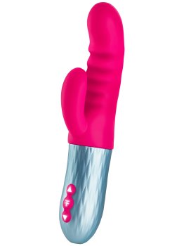 Přirážecí vibrátor s králíčkem Essenza Pink – Přirážecí vibrátory