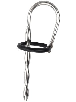 Penis plugy (kolíky do penisu): Kolík do penisu se stimulačními vlnkami, 8 mm