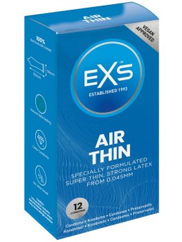 Extra tenké kondomy EXS Air Thin, 12 ks – Tenké a ultra tenké kondomy