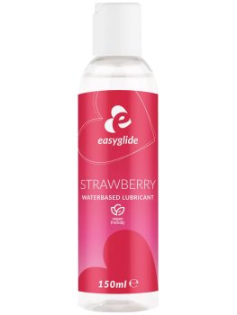 Lubrikační gely na vodní bázi: Vodní lubrikační gel EasyGlide Strawberry, 150 ml