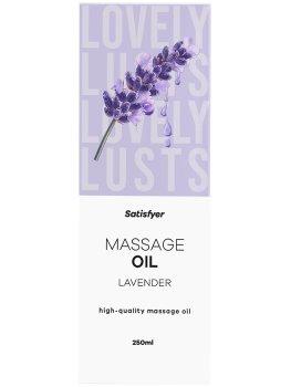 Erotické masážní oleje a emulze: Masážní olej Satisfyer Lavender, 250 ml